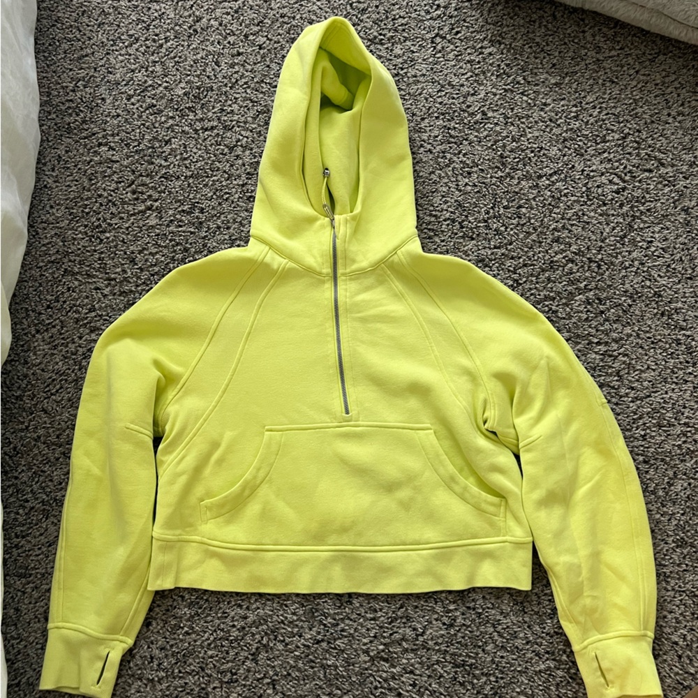 lululemon athletica Yellow Hoodie